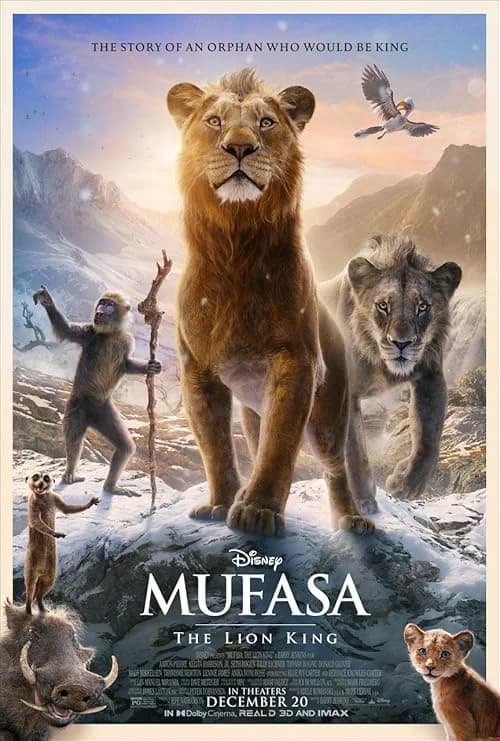 Mufasa: The Lion King film posteri